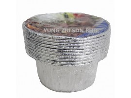 (10P/SET)90*40MM ROUND BOWL ALUMINUM FOIL